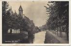 Leerdam (Utr.) R.K. Kerk, Straatgezicht, gelopen 1947, Verzamelen, Ansichtkaarten | Nederland, Ophalen of Verzenden, 1940 tot 1960