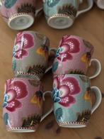 Pip Studio servies Floral Fantasy 4 koffiekopjes, Ophalen of Verzenden, Zo goed als nieuw, Overige stijlen, Kop(pen) en/of Schotel(s)