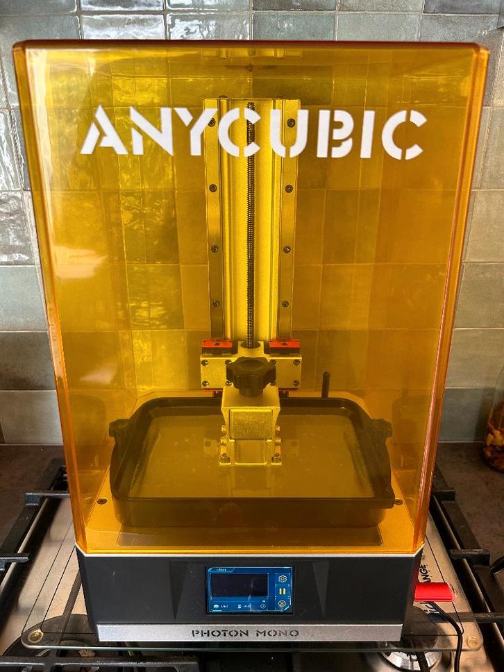 Anycubic Photon Mono 1 + Wash & Cure – Compleet pakket, Computers en Software, 3D Printers, Zo goed als nieuw, Ingebouwde Wi-Fi