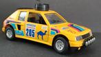 Peugeot 205 T16 Dakar 1:24 Bburago Burago Pol, Hobby en Vrije tijd, Modelauto's | 1:24, Verzenden, Zo goed als nieuw