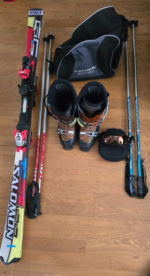 Ski-uitrusting, Sport en Fitness, Skiën en Langlaufen, Gebruikt, Ski's, Skiën, Salomon, 140 tot 160 cm, Ophalen