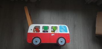 Loopwagen loop wagen vw volkswagen bus look rood wit beschikbaar voor biedingen