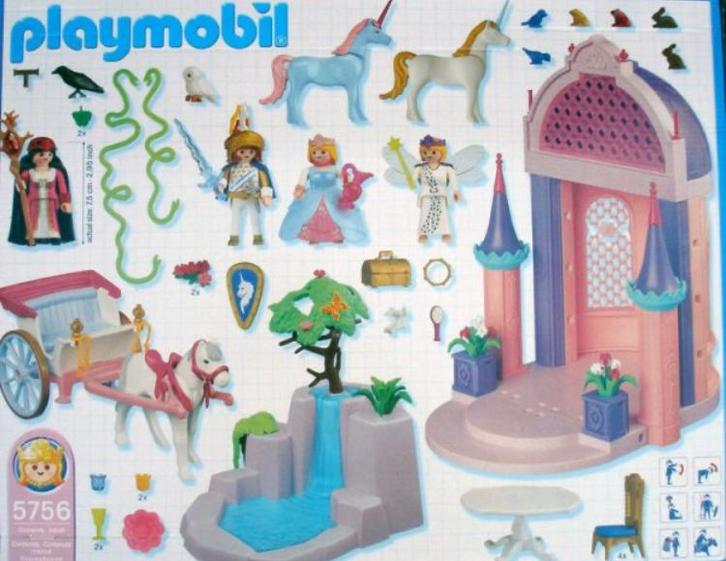 Onderdelen vintage Playmobil 5756 Paleis met eenhoorns, Kinderen en Baby's, Speelgoed | Playmobil, Gebruikt, Los playmobil, Ophalen of Verzenden