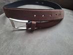 Bruine Suede Ceintuur - Lengte 90 cm, Echt leder, Minder dan 95 cm, Ophalen of Verzenden, Zo goed als nieuw