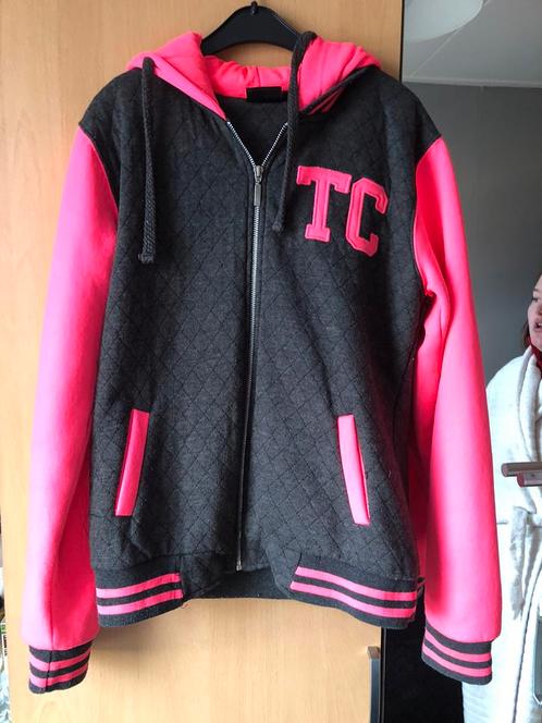 Leuk warm vest/jas, Kleding | Dames, Jasjes, Kostuums en Pakken, Zo goed als nieuw, Grijs, Ophalen of Verzenden