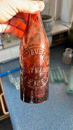 Bodemvondst 1850 van WAVEREN POSTHOORN LEIDEN bier fles, Antiek en Kunst, Ophalen of Verzenden