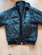 Jas leren zwart xl, Kleding | Heren, Jassen | Winter, Ophalen, Maat 56/58 (XL), Zwart