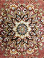 Vintage Perzisch rond wol vloerkleed Radjah pink 50x50cm, 50 tot 100 cm, Perzisch vintage oosters hype, Rond, Gebruikt