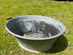 Vintage zinken teil / verzinkte wastobbe, Tuin en Terras, Ophalen, Gebruikt, Metaal, Tuin