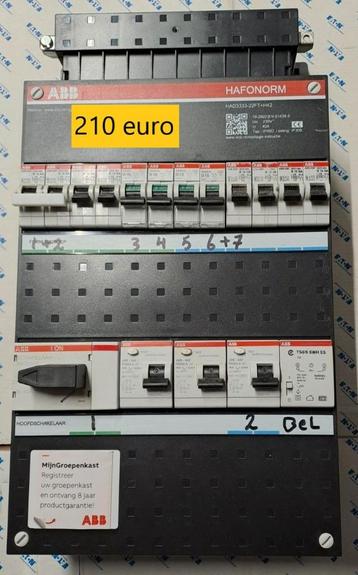 ABB Groepenkasten of meterkasten beschikbaar voor biedingen