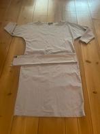 Mooie taupe travelstof jurk LaDress, L, Kleding | Dames, Jurken, Verzenden, Beige, Maat 42/44 (L), Knielengte