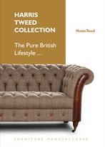 Originele Harris Tweed Chesterfield Collectie fauteuils Stof, Nieuw, Ophalen of Verzenden, Leer
