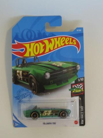HotWheels Triumph TR6 nieuw in verpakking 1:64 3inch beschikbaar voor biedingen