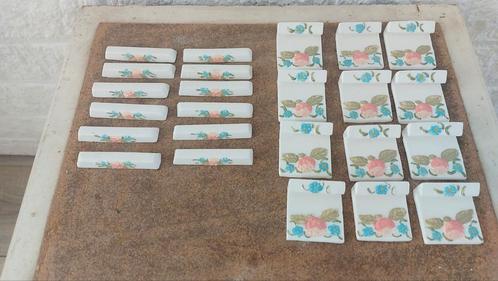 Vintage bloemrijke bestek leggers 24 delig uit Frankrijk, Antiek en Kunst, Antiek | Bestek, Ophalen of Verzenden