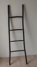 Zwarte decoratieve houten ladder, Huis en Inrichting, Ophalen