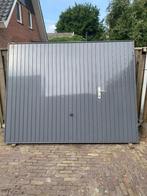 Garagedeur met loopdeur, Garagedeur, Ophalen of Verzenden, Zo goed als nieuw, Metaal