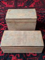 Antiek Theekistje & Lepeldoosje, Antiek en Kunst, Ophalen of Verzenden