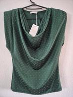 mooie waterval top smaragdgroen steentjes 36/38, Kleding | Dames, Tops, Ophalen of Verzenden, Nieuw, Maat 38/40 (M), Zonder mouw