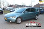 Volvo V50 2.4 Edition I Automaat, Clima,Cruise, Trekhaak, Gebruikt, 700 kg, Blauw, Leder en Stof