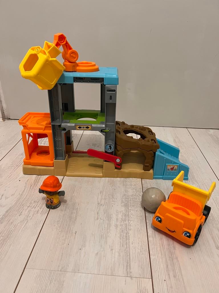 Little people bouwplaats, Kinderen en Baby's, Speelgoed | Fisher-Price, Ophalen of Verzenden, Zo goed als nieuw, Speelset