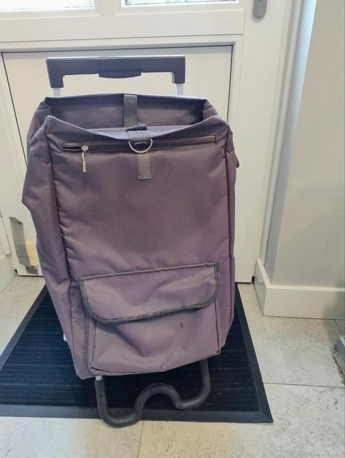 Boodschappentrolley - Paars - Gebruikt, Huis en Inrichting, Woonaccessoires | Overige, Gebruikt, Ophalen