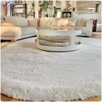 Fluffy royale  - xxxl crème vloerkleed- fotoshoot, Ophalen, Rond, 200 cm of meer, Zo goed als nieuw