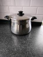 Grote, 8 liter, kook pan / soeppan, Huis en Inrichting, Keuken | Potten en Pannen, Ophalen of Verzenden, Rvs, Kookpan of Snelkookpan