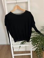 Zwarte trui van Cos met ronde hals en pofmouwen maat M/L, Maat 38/40 (M), COS, Zwart, Ophalen of Verzenden