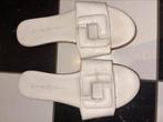 Shoeby eksept lonneke nooteboom wit leren slippers 38, Slippers, Wit, Ophalen of Verzenden, Zo goed als nieuw