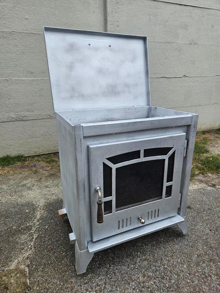 Houtkachel Panadero Castilla 9.9.kw 240m3 gebruikt, Tuin en Terras, Tuinhaarden, Ophalen