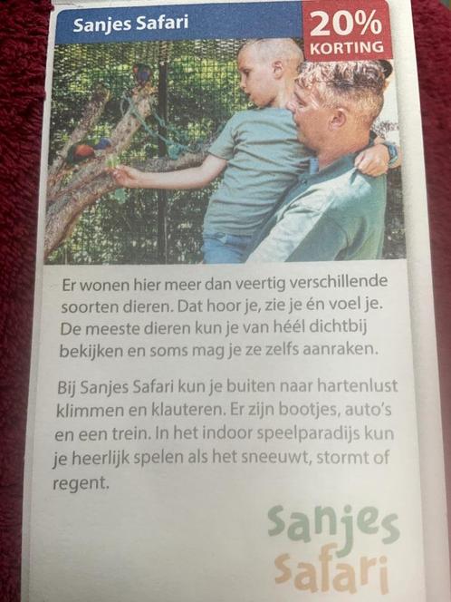 Sanjes Safari Dierentuin in Veenwouden Voordeelbon, Tickets en Kaartjes, Recreatie | Dierentuinen, Drie personen of meer, Kortingskaart