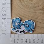 Strijk embleem applicatie Patch  Ijsklontjes - Ice Job