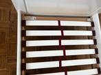 Houten éénpersoonsbed, Ophalen, Gebruikt, 90 cm, Eenpersoons