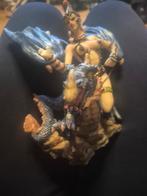 Prachtig beeld van een amazone op een draak, Ophalen of Verzenden