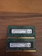 Mmicron 4gb pc3l-12800s laptop ramgeheugen 2 stuks, Computers en Software, RAM geheugen, DDR3, Ophalen of Verzenden, Zo goed als nieuw