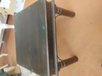 Bijzet tafel 60 x 60 CM bruin, Huis en Inrichting, Gebruikt, Vierkant, 55 tot 75 cm, Ophalen