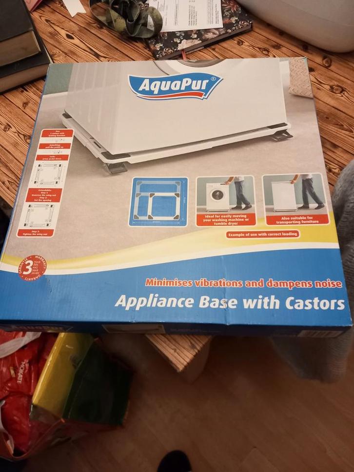 AquaPur Apparaat Basis met Wielen - Nieuw in Doos, Witgoed en Apparatuur, Wasmachines, Nieuw, Ophalen