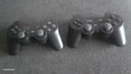2x PS3 Controller - Zwart - Draadloos, Gebruikt, PlayStation 3, Ophalen of Verzenden, Controller