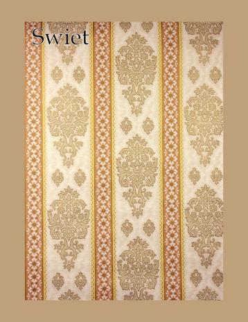 6791 Vintage retro oud barok bloemetjes behang behangpapier beschikbaar voor biedingen