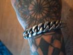 Jaques lemans armband stainless steel zware kwaliteit, Ophalen of Verzenden, Zo goed als nieuw, Zilver, Staal