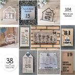 Voordeurnaambord tekstbord, hout, plexiglas of aluminium, Huis en Inrichting, Woonaccessoires | Tekstborden en Spreuken, Ophalen of Verzenden