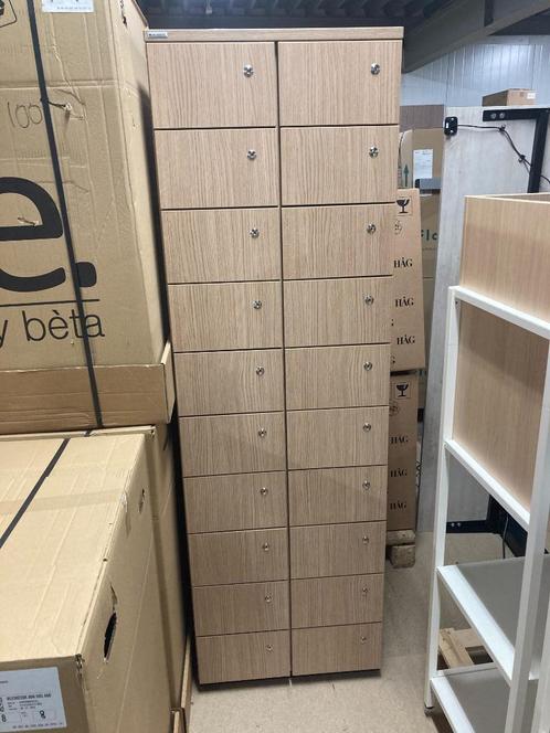 Lockerkast Palmberg Prisma 2 | 20 vakken | eiken natuur, Huis en Inrichting, Kasten | Lockerkasten, Nieuw, Ophalen