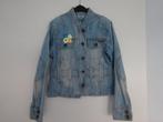 Bloemen spijkerjas Cars Jeans mt 134-140, Ophalen of Verzenden, Zo goed als nieuw, Meisje, Jas