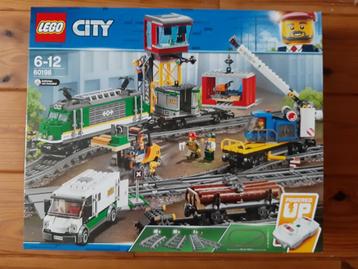 Lego city vrachttrein goederentrein bestuurbaar 60198 nieuw 