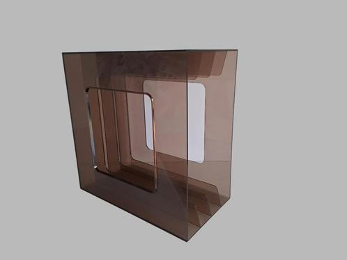 Vintage jaren 70 LP houder/platenrek, Verzamelen, Retro, Huis en Inrichting, Ophalen of Verzenden