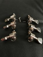 Grover Tuners Nickel met Tulip buttons, Muziek en Instrumenten, Instrumenten | Onderdelen, Elektrische gitaar, Gebruikt, Ophalen of Verzenden