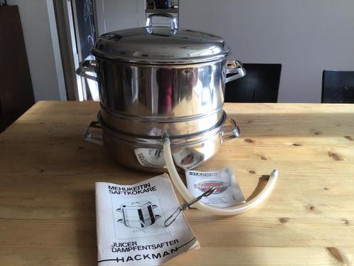Hackman sap pan, Huis en Inrichting, Keuken | Potten en Pannen, Zo goed als nieuw, Overige typen, Rvs, Keramische plaat, Ophalen of Verzenden