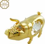 Varken 24-karaats verguld en versierd met Swarovski-kristall, Pjmink@casema.nl, Nieuw, Ophalen of Verzenden, Mvm detalhandel