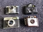 4 oude camera’s, Audio, Tv en Foto, Fotocamera's Analoog, Spiegelreflex, Gebruikt, Ophalen of Verzenden, Overige Merken