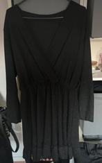 Zwart glitterjurkje onesize (S/M/L/XL), Ophalen of Verzenden, Zo goed als nieuw, Zwart, Boven de knie